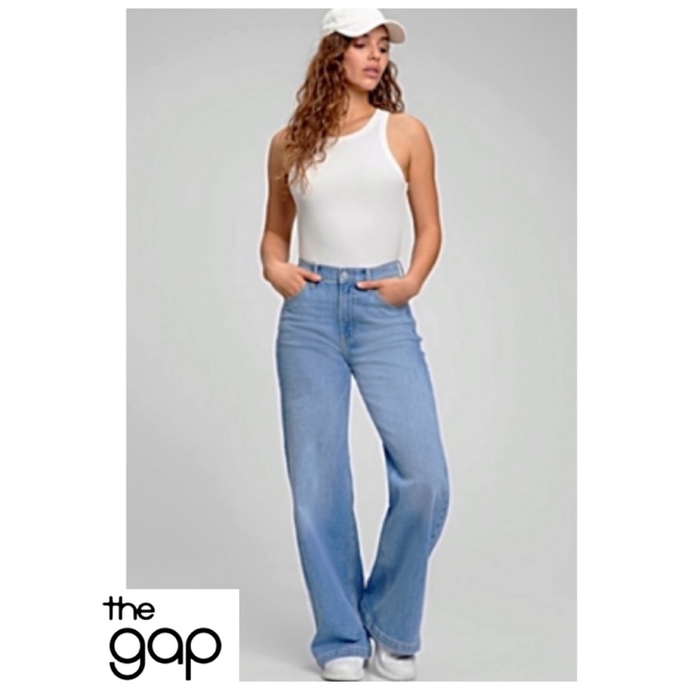 ❤️ GAP High-Stride Jeans Slouchy Flattering Fit ”A Whole Lot of Easy!”NWT’S-$80 - Picture 1 of 6